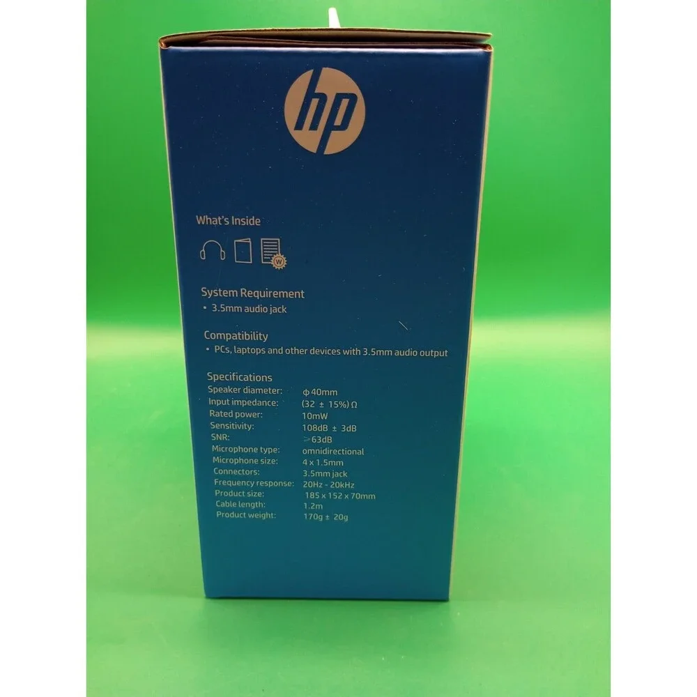 HP music Headset DHH - 1206 With Mic, Audio Jack And They're Adjustable